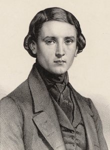 Portræt af organisten og komponisten Louis James Alfred Lefébure-Wely 1817-1869, 1840.