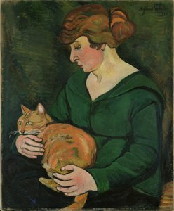 Louison og Raminou, 1920 af Marie Clementine (Suzanne) Valadon