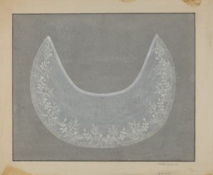 broderet krave, ca. 1936. af Marie Famularo