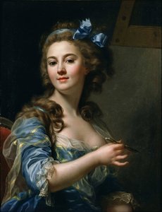 ""Selvportræt"" Maleri af Marie-Gabrielle Capet (1761-1818) 1783 National Museum of Western Art, Tokyo Japan af Marie Gabrielle Capet
