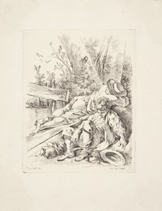 To drenge sover op ad et træ af Marie Jeanne Boucher