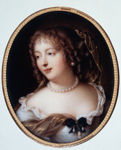 Portræt af Marie de Rabutin-Chantal (Rabutin Chantal), Marquise af Sevigne kendt som Madame de Sevigne (1626-1696). af Marie Victoire Jaquotot