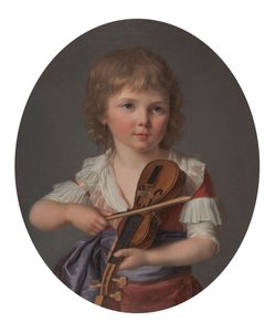 Mester Henri Gabiou spiller violin
