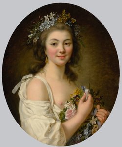 Portræt af Madame de Genlis