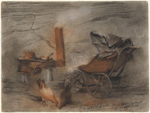 Interiør af et fattighus i Ardennerne af Marie de Roode Heijermans