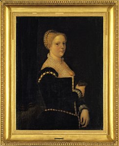 Selvportræt af kunstneren (olie på lærred) af Marietta Robusti Tintoretta