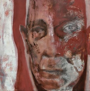 The Look, 2012 (olie på lærred) af Marina Falco