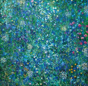 Farverig blomstereng af Marina Nelson