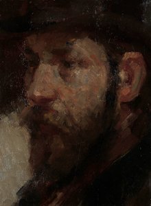 Portræt af kunsthandleren E.J. fra Wisselingh Portræt af kunsthandleren E.J. van Wisselingh (1848-1912)
