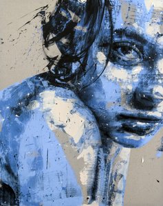 Somnium No. 12, Series XIII, 2024 (akryl og olie på omvendt lærred)