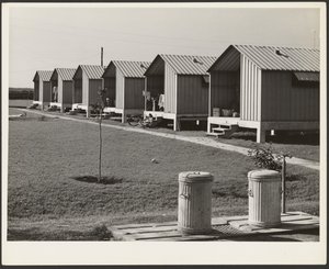 Boliger til migrerende grøntsagsplukkere, Osceola Labor Camps, bygget af FSA, Belle Glade, Florida