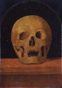 Memento mori. Bagsiden af triptykonen, 1500
