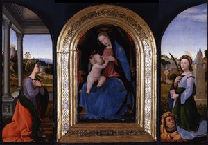 Triptykon af Mariotto Albertinelli