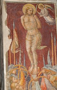 St. Sebastian, fresko af Mariotto di Nardo, Santa Maria Maggiore-kirken, Firenze (UNESCOs verdensarvsliste