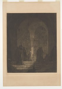 Veranda til en moské af Marius Bauer (signed by artist)