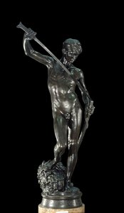 David Bronzeskulptur af Antonin Mercia (1845-1916) Paris, Musee d