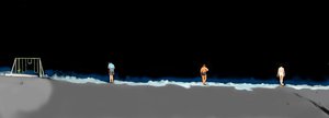 Night Lives Scene 7, 2016 (digitale medier) af Marjorie Weiss
