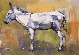 Donkey Stallion, Ronda, 1998 (blandet medier på papir)