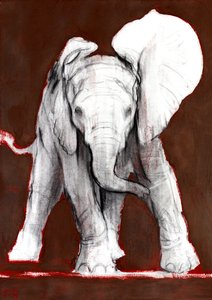 One Ear Up, 2018 af Mark Adlington
