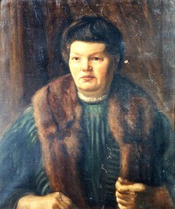 Kunstnerens mor, ca. 1909 (olie på lærred) af Mark Gertler
