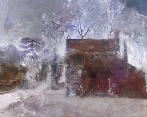 SNOWY DOVECOTE af Mark Gordon