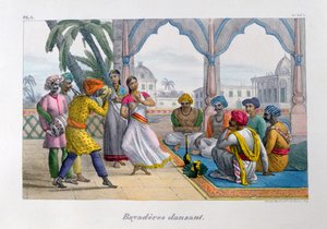 Bayadères danser, 1828