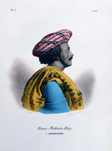 Ram Mohan Roy, grundlægger af Brahmo Samaj, 1828