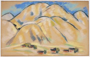 New Mexico Hills af Marsden Hartley