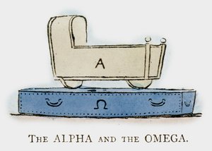 Alfa og Omega (farve litho)