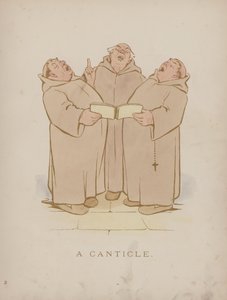 Side fra Cynicus Humors (farvet gravering)