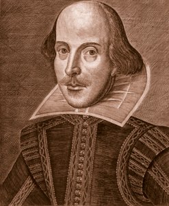 Portræt af Shakespeare, 1623. af Martin Droeshout