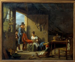 kræmmeren. Maleri af Martin Drolling (1752-1817)