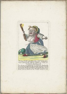 De dwerg Malper Höllriglin as waardin, ca. 1710 Malper Höllriglin Würthin og avlsmoder ved Hünerloch auff der Pasteij, i en ærgerlig indenlandsk retssag (titel på objekt) Il Callotto resurcitato eller nyindrettet lille kabinet (serietitel af Martin Engelbrecht (attributed to)