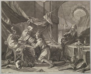 Isaac Blessing Jacob, 1700-tallet. af Martin Gottfried Crophius
