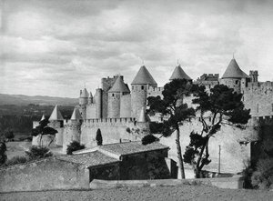 Carcassonne, Frankrig, 1937 af Martin Hurlimann