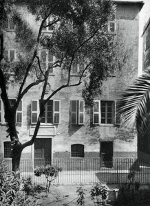 Huset hvor Napoleon blev født, Ajaccio, Korsika, 1937.