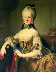 Ærkehertuginde Maria Elisabeth Habsburg-Lothringen (1743-1808), sjette barn af kejserinde Maria Theresia af Østrig (1717-80) og kejser Frans I (1708-65)