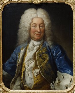 Le roi Frederic I de Suede - Portræt af kong Frederik I af Sverige (1676-1751), af Mijtens (Meytens), Martin van, den yngre (1695-1770). Olie på lærred af Martin II Mytens or Meytens