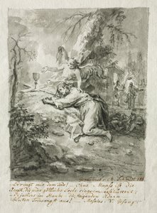 Kristus på Oliebjerget, 1788. af Martin Johann Schmidt