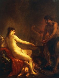 Venus og Amor i Vulcans Smedje
