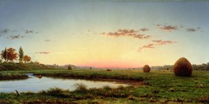 Høstakke i Newburyport Marshes, 1862 af Martin Johnson Heade