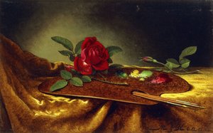 Roser på en palet, 1880