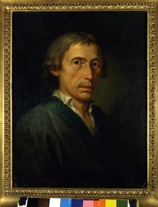 Portræt af Giuseppe Parini (1729-1799) italiensk digter og forfatter Maleri af Martin Knoller (1725-1804) 1760-1770 ca. Milano