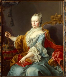 Portræt af Maria Theresa, den hellige romerske kejserinde