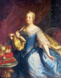 Portræt af kejserinde Maria Theresia af Østrig