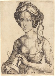 En tåbelig Jomfru af Martin Schongauer