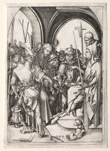 Kristus foran ypperstepræsten. af Martin Schongauer