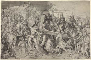 Kristus bærer korset af Martin Schongauer