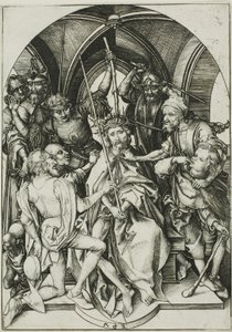 Kristus kronet med torne, fra The Passion af Martin Schongauer