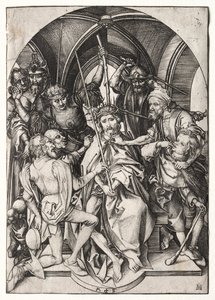 Kristus kronet med torne af Martin Schongauer